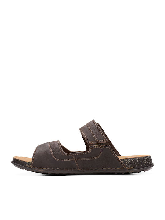 Crestview Easy Leder Herrensandalen in Braun Farbe