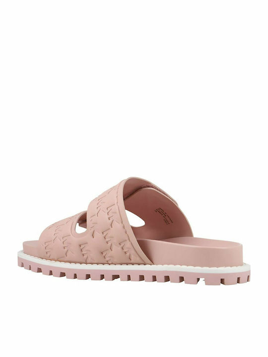 Puffy Sandale Casual Damă De Piele Roz