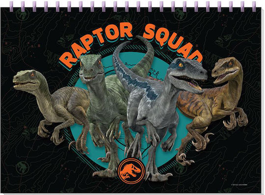 Διακάκης Jurassic Σετ Ζωγραφικής σε Βαλιτσάκι 54x47cm 31τμχ