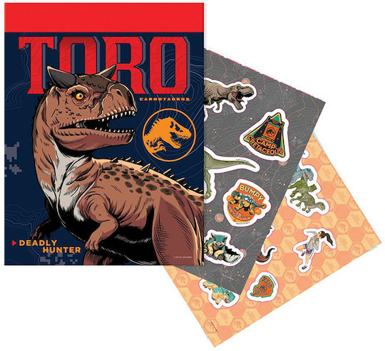 Διακάκης Jurassic Σετ Ζωγραφικής σε Βαλιτσάκι 54x47cm 31τμχ
