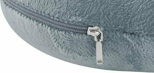 Trizand Memory Foam Travel Pillow Travel Set Pillow 28.5x28x8.5cm Gray