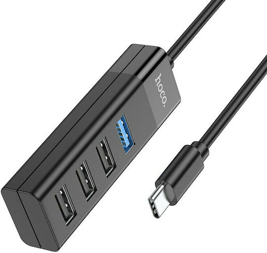 Hoco HB25 Hub 4 Θυρών USB 3.0 με σύνδεση USB-C