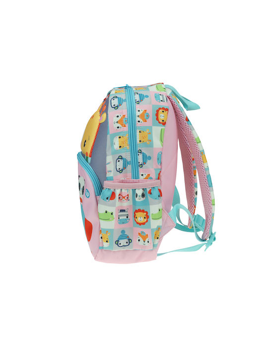 Fisher Price Giraffe Giraffe Schulranzen Rucksack Kindergarten Rosa mit Flaschenhalter 12Liter