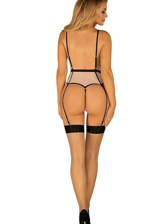 Obsessive Lilines Sexy Bodysuit Rosa