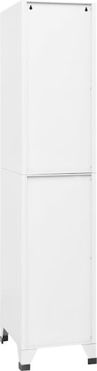 Шкаф Метал с 3 шкафчета White 38x45x180бр