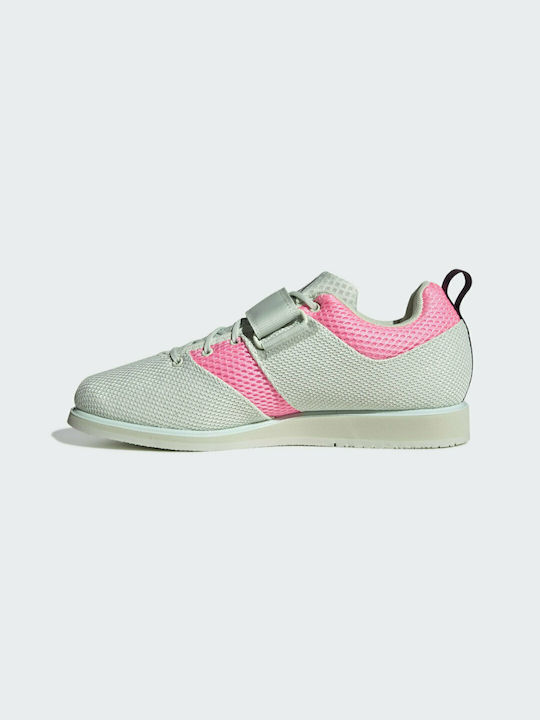 Adidas Powerlift 5 Ανδρικά Αθλητικά Παπούτσια Crossfit Linen Green / Beam Pink / Shadow Maroon