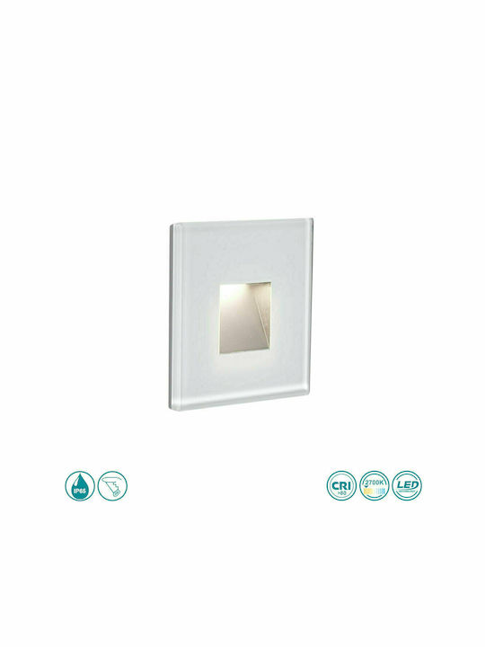 Faro Barcelona Dart Επιτοίχιο Εξωτερικό Σποτ LED IP65 2W 8x8εκ.