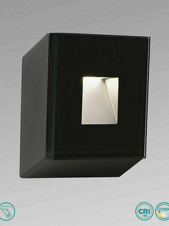 Faro Barcelona Dart Wall-Mounted Outdoor Ceiling Light LED IP65 2W 8x8εκ.