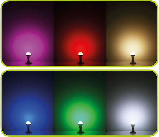 Diolamp Smart Λάμπα LED 4W για Ντουί E27 RGB 300lm
