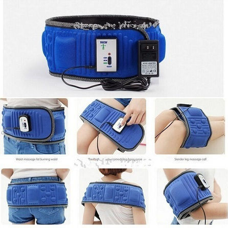Factory X5 Super Slim Belt Massage for the Body against Cellulite with Vibration Blue