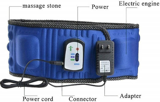 Factory X5 Super Slim Belt Massage for the Body against Cellulite with Vibration Blue