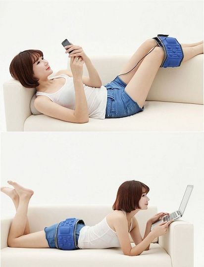 Factory X5 Super Slim Belt Massage for the Body against Cellulite with Vibration Blue