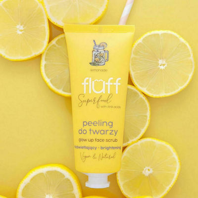 Fluff Lemonade Glow Up Brightening Face Scrub 75ml