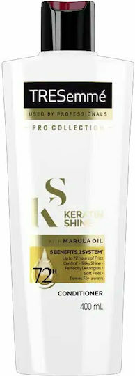 TRESemme Keratin Shine Conditioner Αναδόμησης/Θρέψης για Όλους τους Τύπους Μαλλιών 400ml