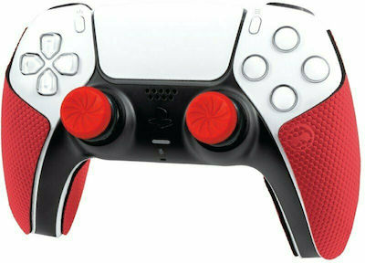 KontrolFreek Performance Kit Inferno Thumb Grips for PS5 In Red Colour