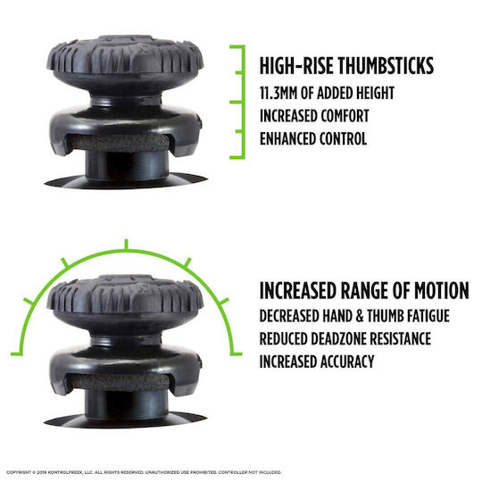 KontrolFreek Performance Thumbsticks FPS Freek Nightfall Thumb Grips για Xbox One / Xbox Series σε Μαύρο χρώμα
