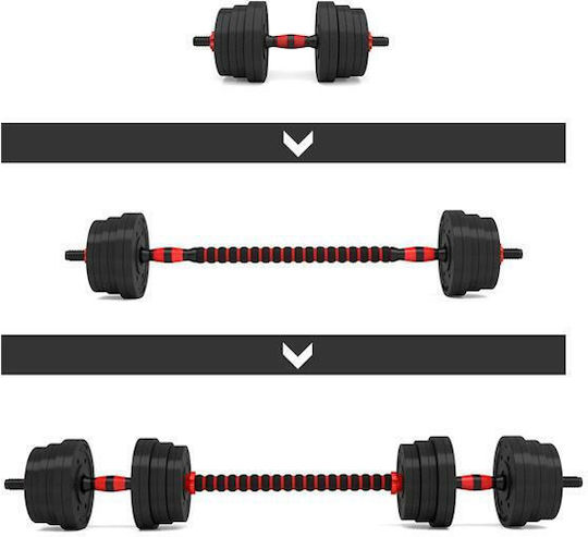 HMS SGP20 Dumbbell Set with Bar 20kg