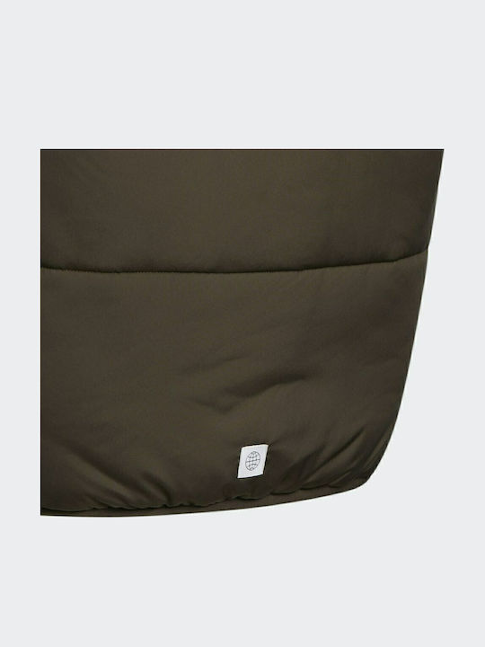 Kids' Sports Jacket Long with Hood Khaki Performance