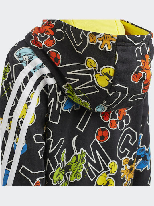Kinder-Sweatshirt mit Kapuze Schwarz Disney Mickey Mouse