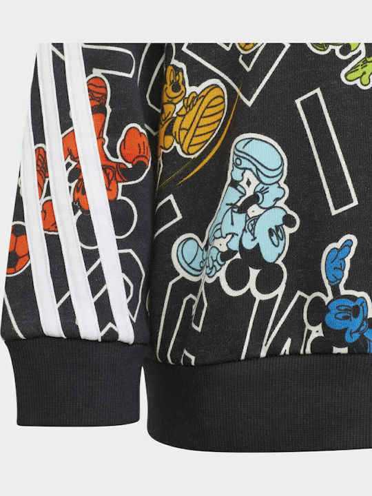 Kinder-Sweatshirt mit Kapuze Schwarz Disney Mickey Mouse