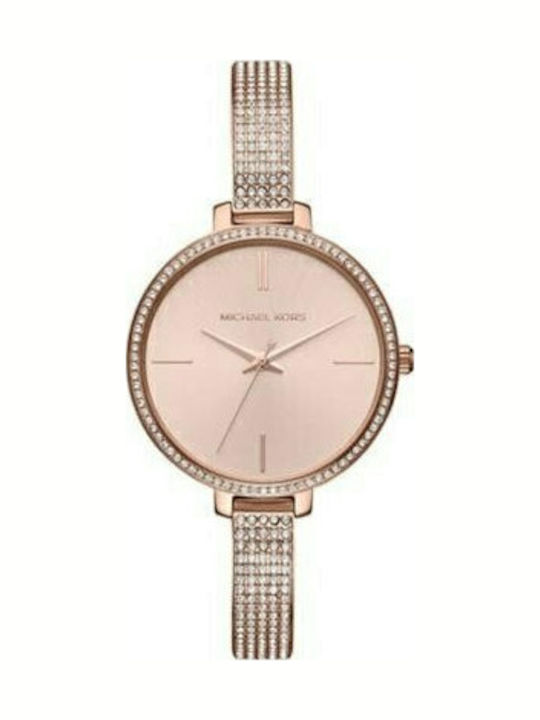 Michael Kors Jaryn Ρολόι Μπαταρίας με Μεταλλικό Μπρασελέ