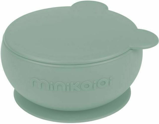 Minikoioi Baby Food Bowl made of Silicone Turquoise