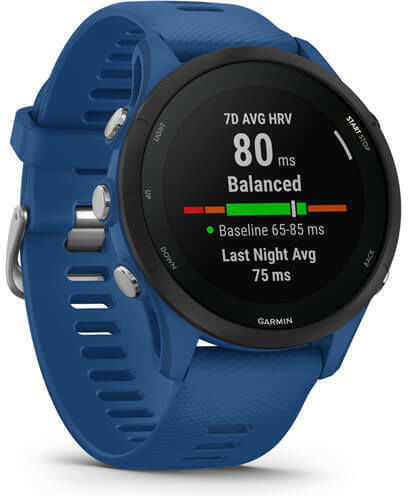 Garmin Forerunner 255 46mm Αδιάβροχο Smartwatch με Παλμογράφο (Tidal Blue)
