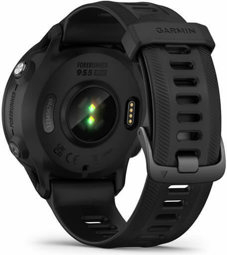 Garmin Forerunner 955 Solar 46mm Wasserdicht Smartwatch mit Pulsmesser (Schwarz)