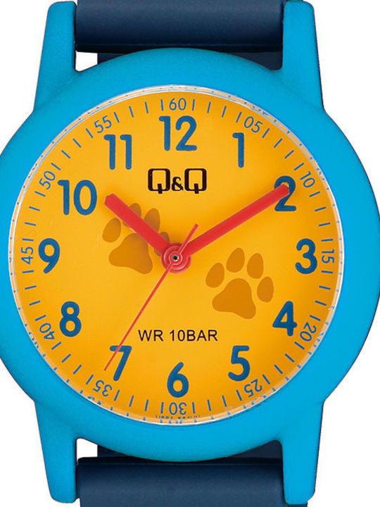Q&Q Kids Analog Watch with Rubber/Plastic Strap Blue