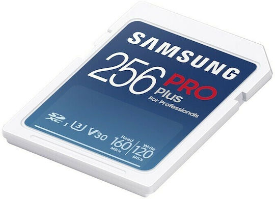 Samsung Pro Plus SDXC 256GB U3 V30 UHS-I 160MB/s с USB четец