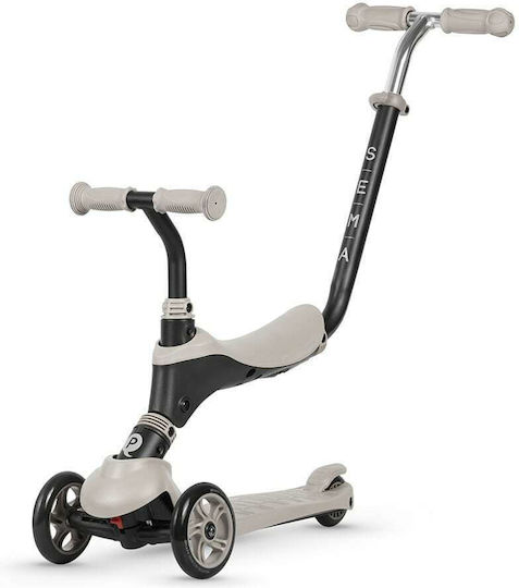 Q Play Kinderroller Sema Pearl 3 in 1 3-Rad mit Sitz für 2+ Jahre Beige