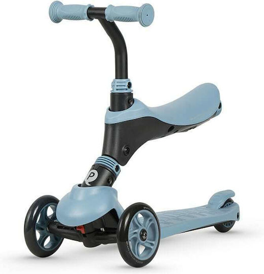 Q Play Kinderroller Sema Pearl 3 in 1 3-Rad mit Sitz für 2+ Jahre Hellblau