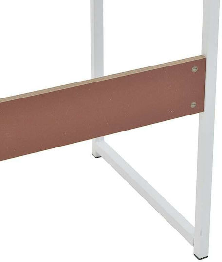 Γραφείο 100x48x73εκ. Natural Beige - White Ivory