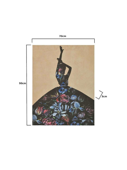 Inart Figure Enui Painting on Canvas 70x90cm