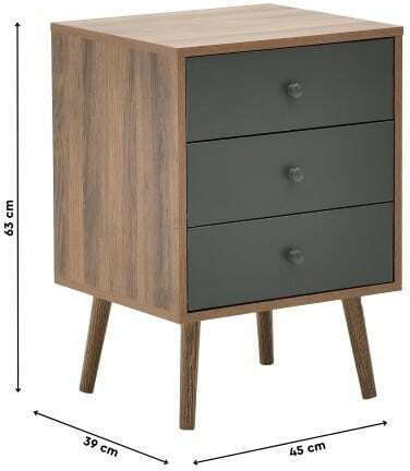 Wooden Chest of Drawers 45x39x63cm Wooden Chest of Drawers 45x39x63cm