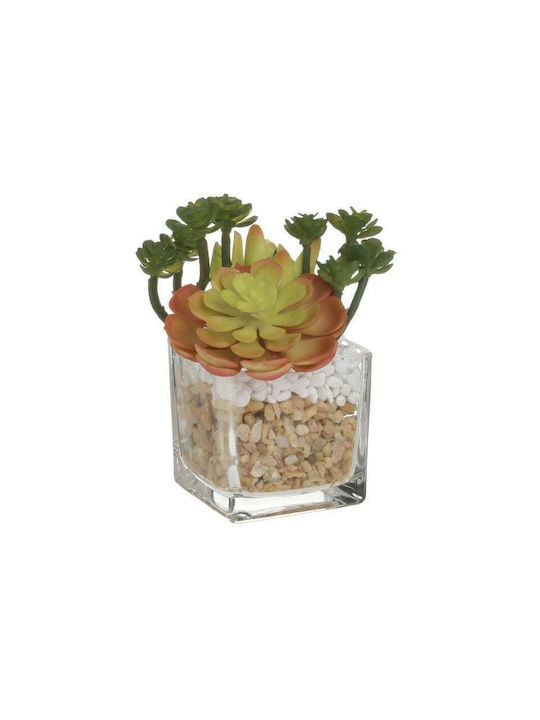 Inart Artificial Plant in Small Pot Multicolour 11cm 1pcs