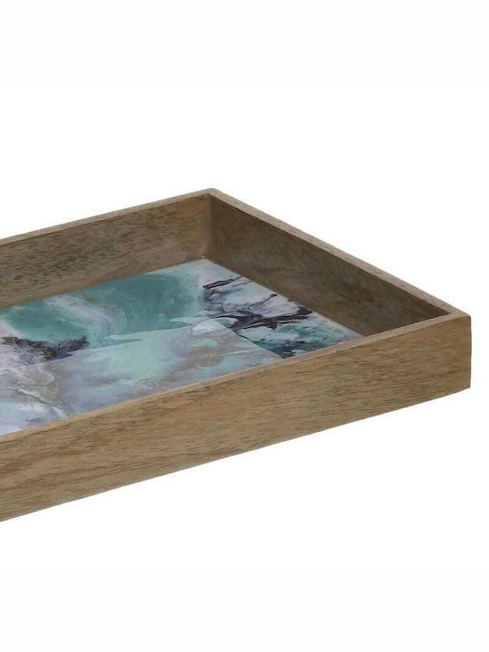 Inart Дърво Поднос за сервиране в Бежов Цвят 30x20x4см 3-70-115-0018 1бр