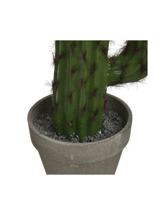 Inart Plantă Artificială în Ghiveci Mic Cactus Green 14cm 1buc