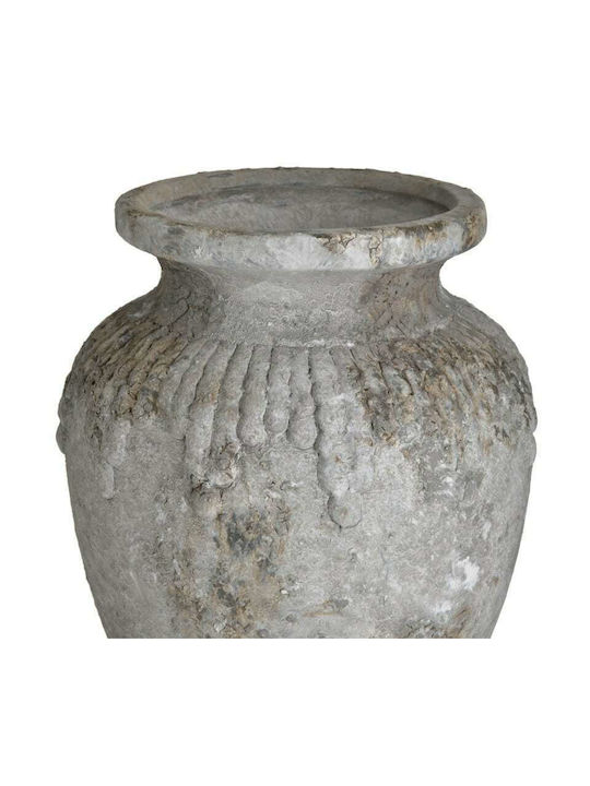 Inart Decorative Vase Silver 20x20x33cm