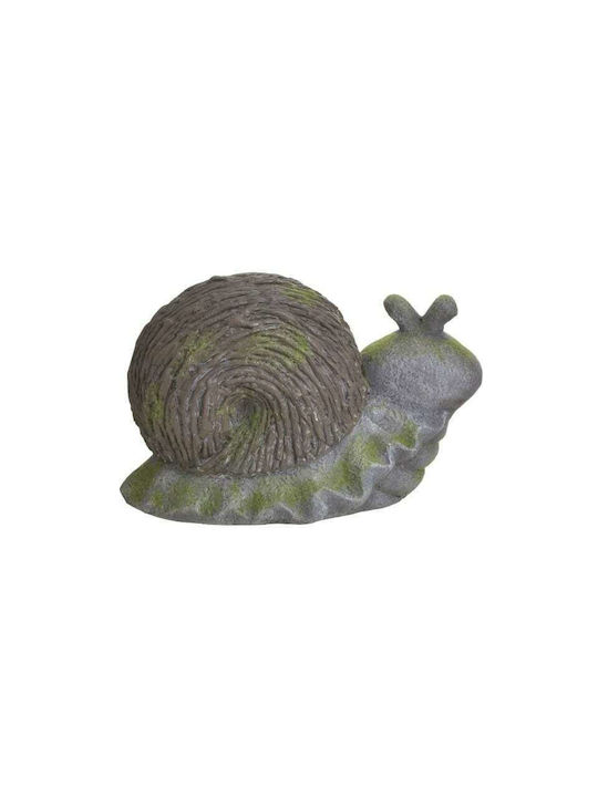 Inart Decorative Snail made of Concrete Snail 37x22x23cm 1pcs