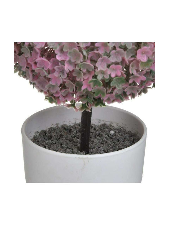 Inart Artificial Plant in Small Pot White - Pink 25cm