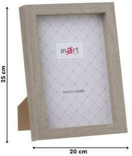 Inart Fotorahmen Beige Kunststoff 20x25 Inart Fotorahmen Beige Kunststoff 20x25