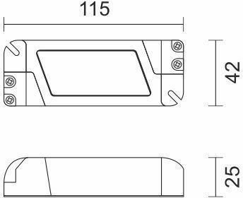 Spot Light Τροφοδοτικό LED Ισχύος 3W