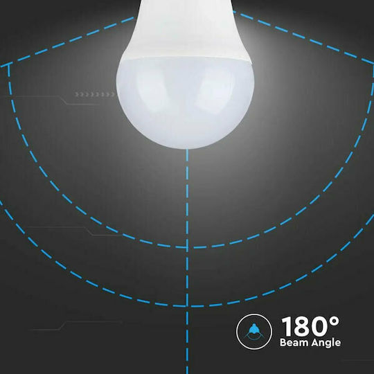 V-TAC LED Bulbs 4.5W 120mm for Socket E27 and Shape G45 Natural White 470lm 3pcs