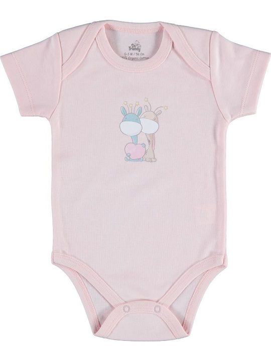 Trendy Multicolour Baby Bodysuits Set 6 Pieces