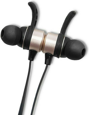 Qoltec 50842 In-ear Bluetooth Handsfree Ακουστικά Μαύρα