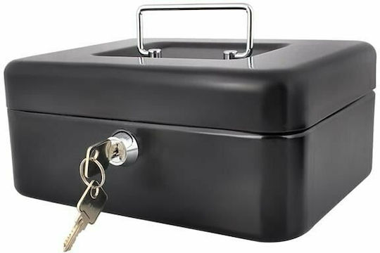 Malatec Cash Box with Lock Black