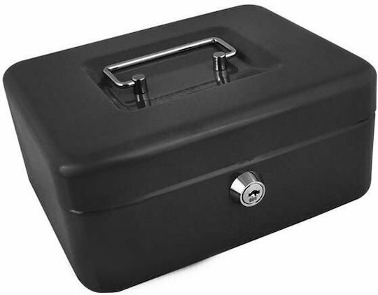 Malatec Cash Box with Lock Black
