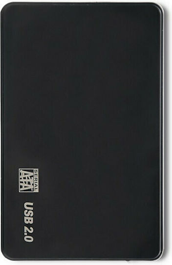 Qoltec Hard Drive Case 2.5" SATA III with connection USB 3.0 in Schwarz color