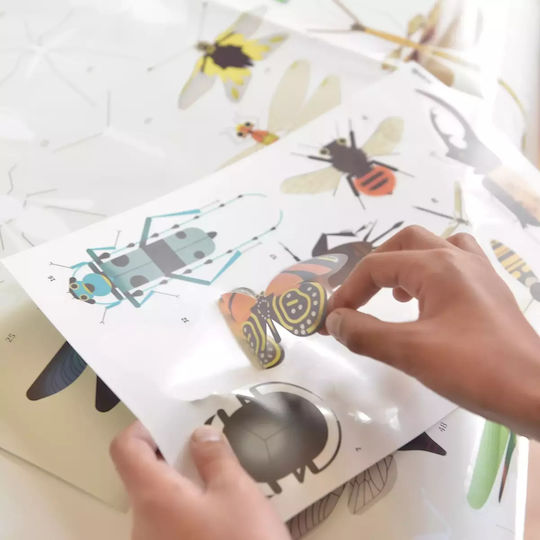 Poppik Aufkleber Discovery Stickers - Insects für Kinder 6+ Jahre+ Jahre